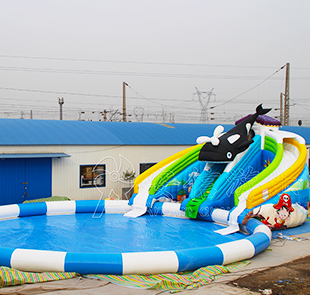 inflatable water park