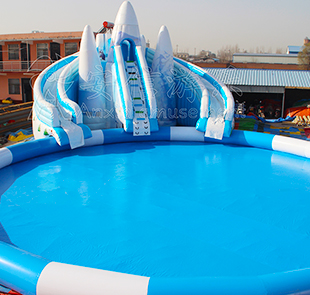 inflatable water park