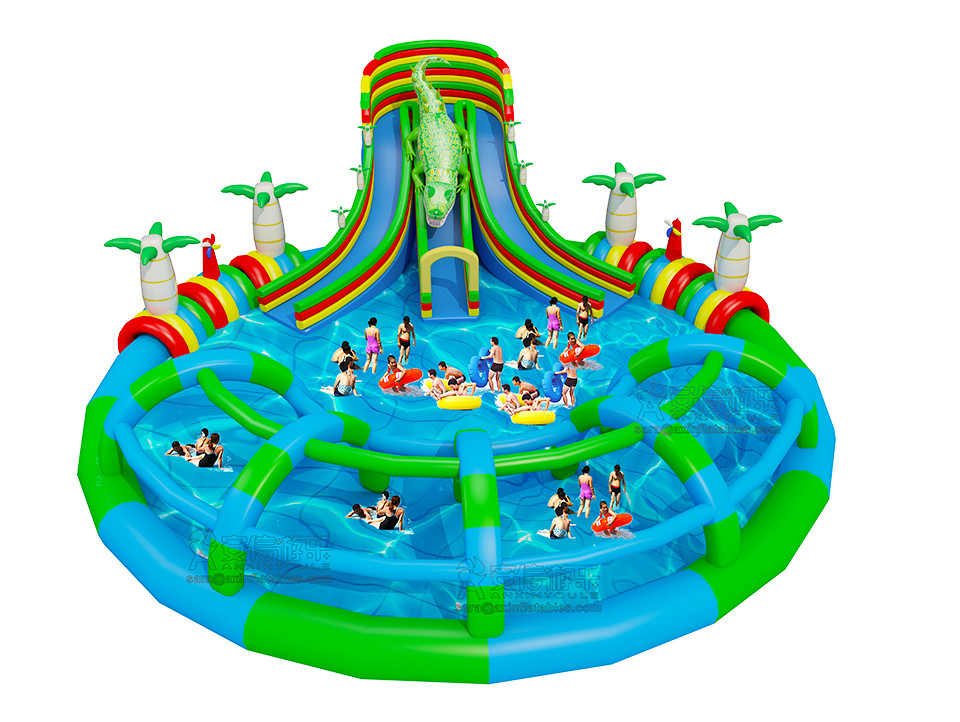 2019 NEW inflatable water park design