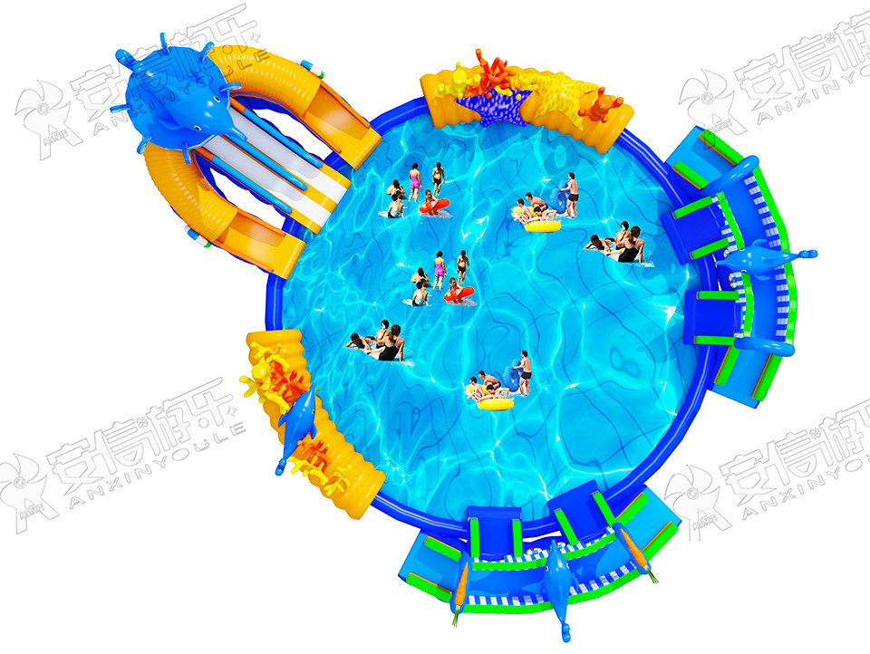 2019 NEW inflatable water park design