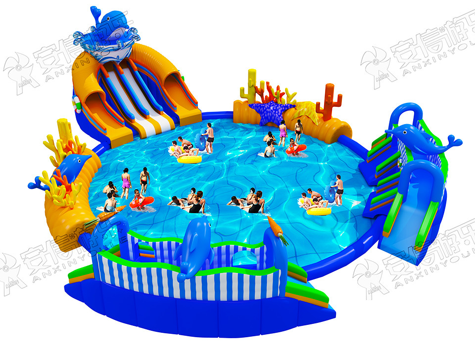 2019 NEW inflatable water park design