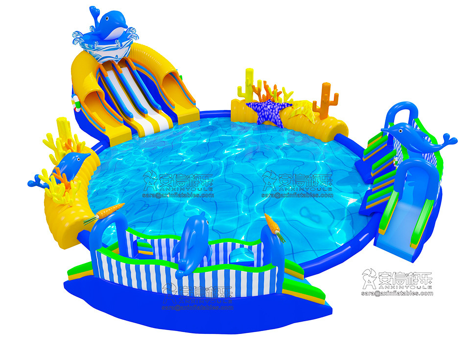 2019 NEW inflatable water park design