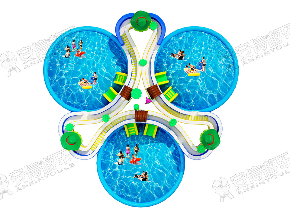 2019 NEW inflatable water park design