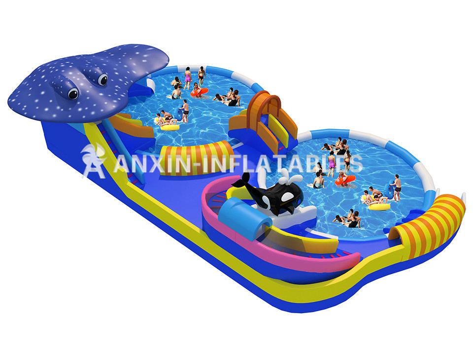 2019 NEW inflatable water park design