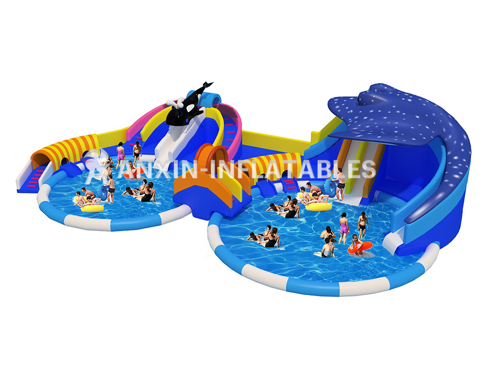 2019 NEW inflatable water park design