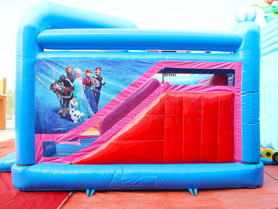 inflatable frozen castle 6.5x5.5x4m