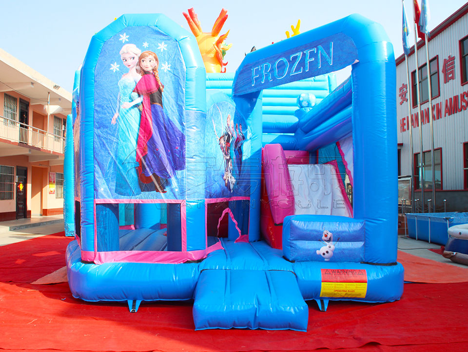 inflatable frozen castle 6.5x5.5x4m
