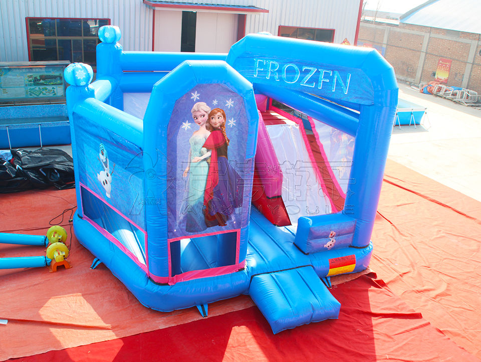 inflatable frozen castle 6.5x5.5x4m