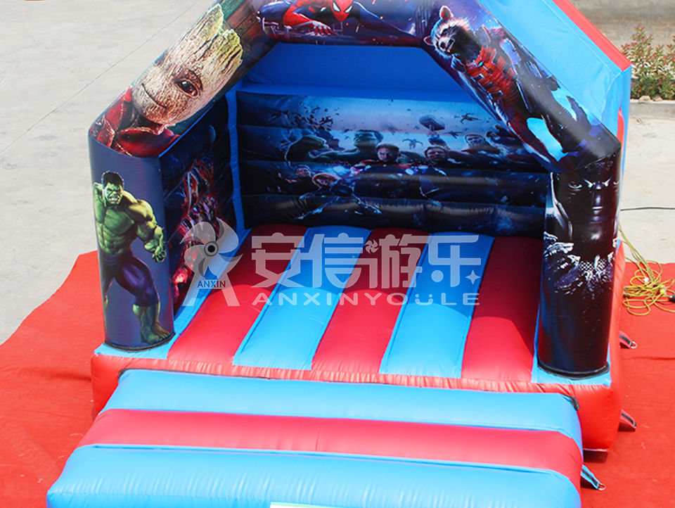 inflatable superman castle 4.5x3.6m