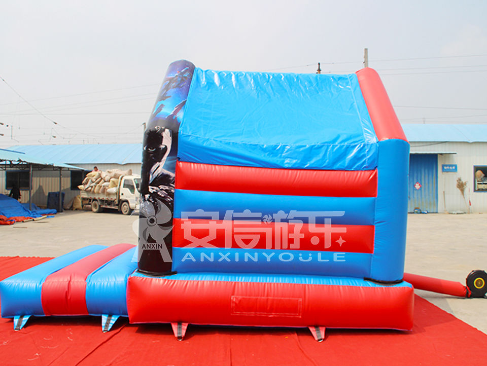 inflatable superman castle 4.5x3.6m