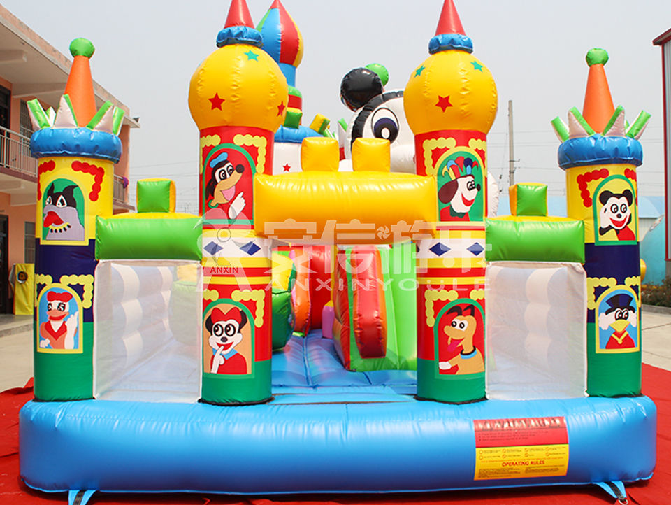 inflatable disney castle playground 7x4.5m