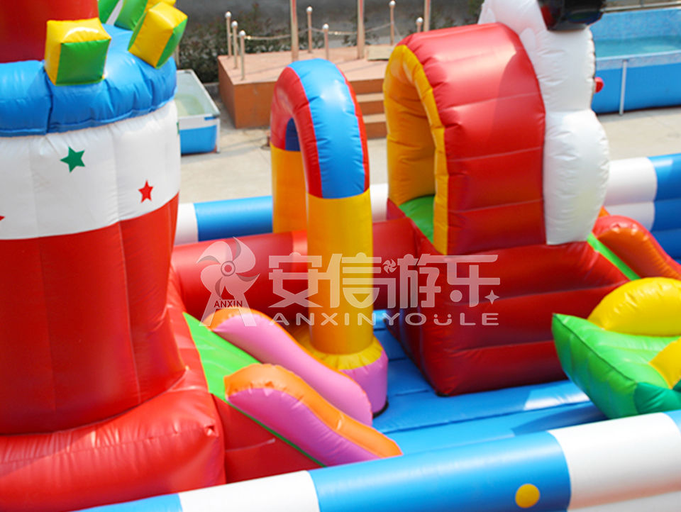 inflatable disney castle playground 7x4.5m