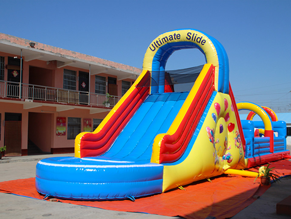20m length inflatable obstacle course