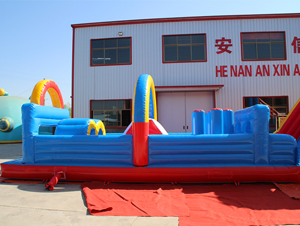 20m length inflatable obstacle course