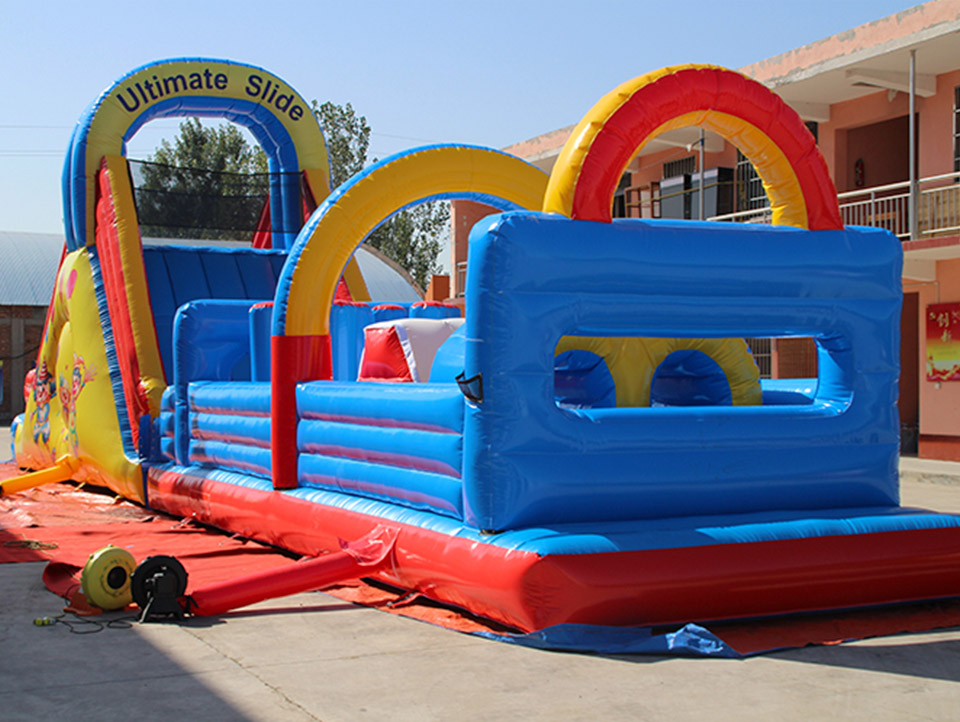 20m length inflatable obstacle course