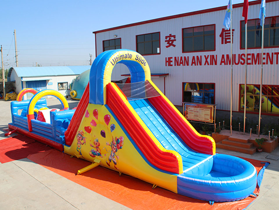 20m length inflatable obstacle course