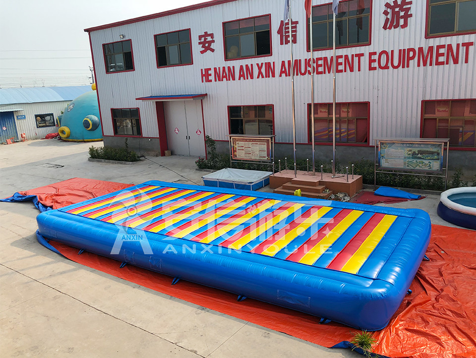 Inflatable jumping pillow jumping pad 12.2x6m for kids