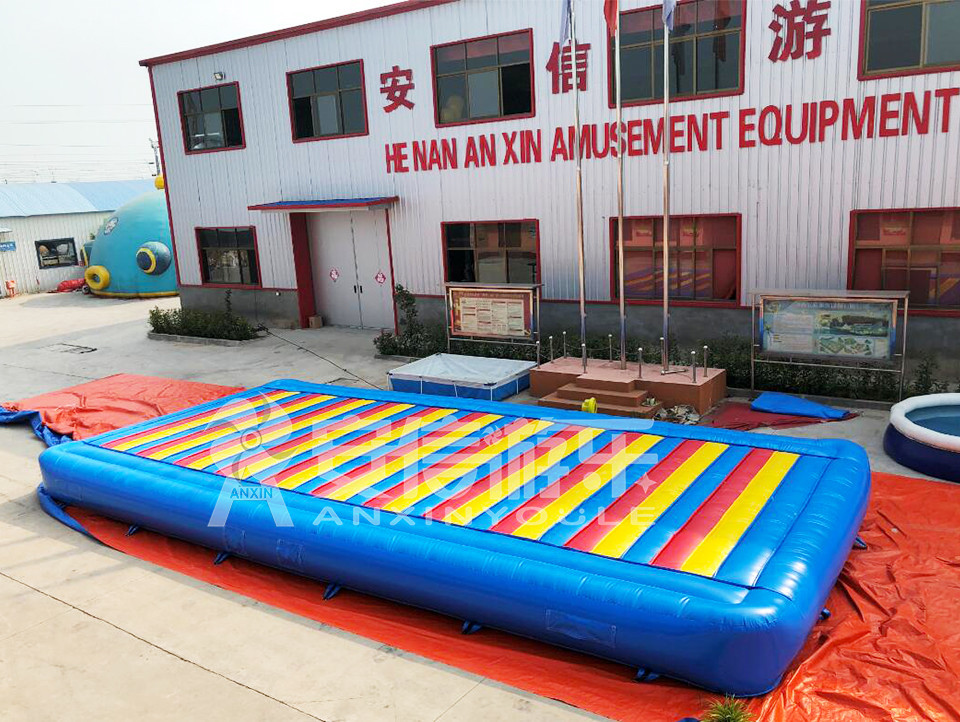 Inflatable jumping pillow jumping pad 12.2x6m for kids