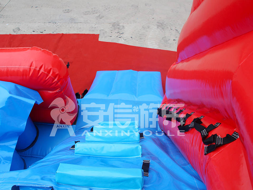 inflatable wipeout ball game