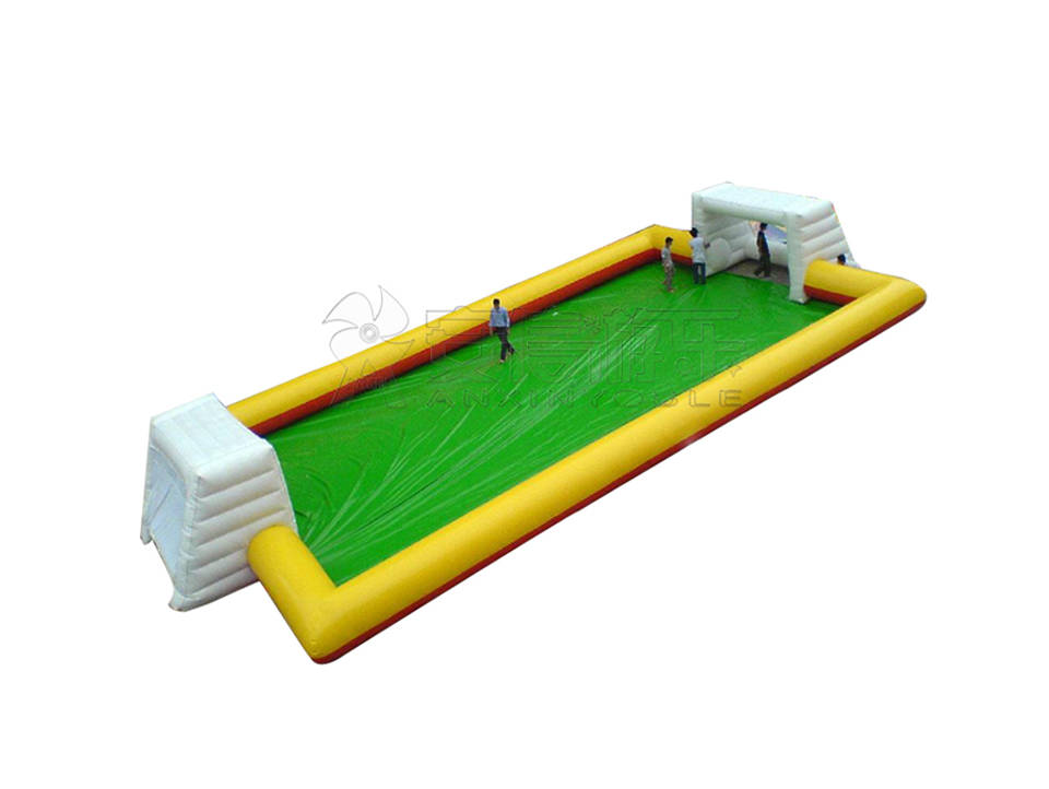 Customized inflatable football arena for foam party