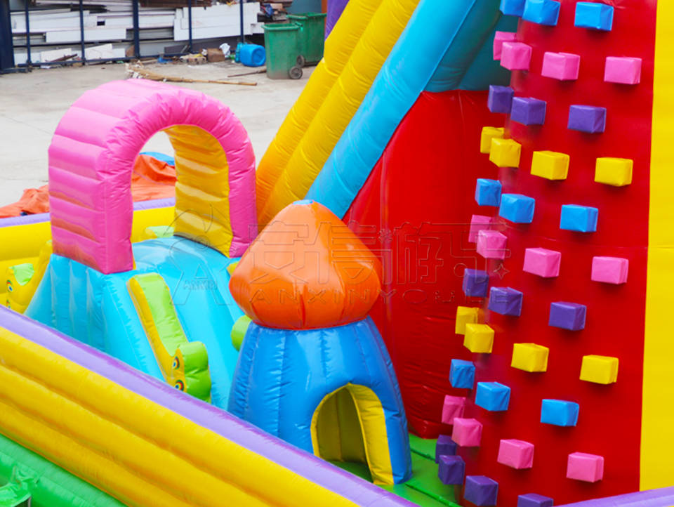 inflatable rock climbing