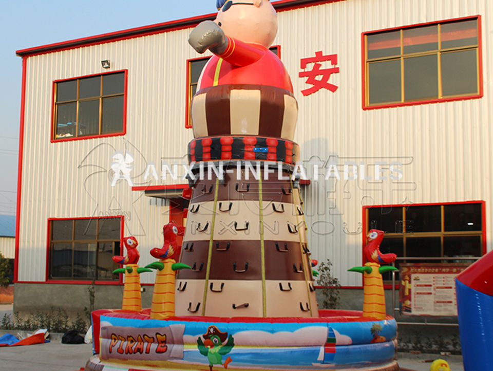 inflatable rock climbing