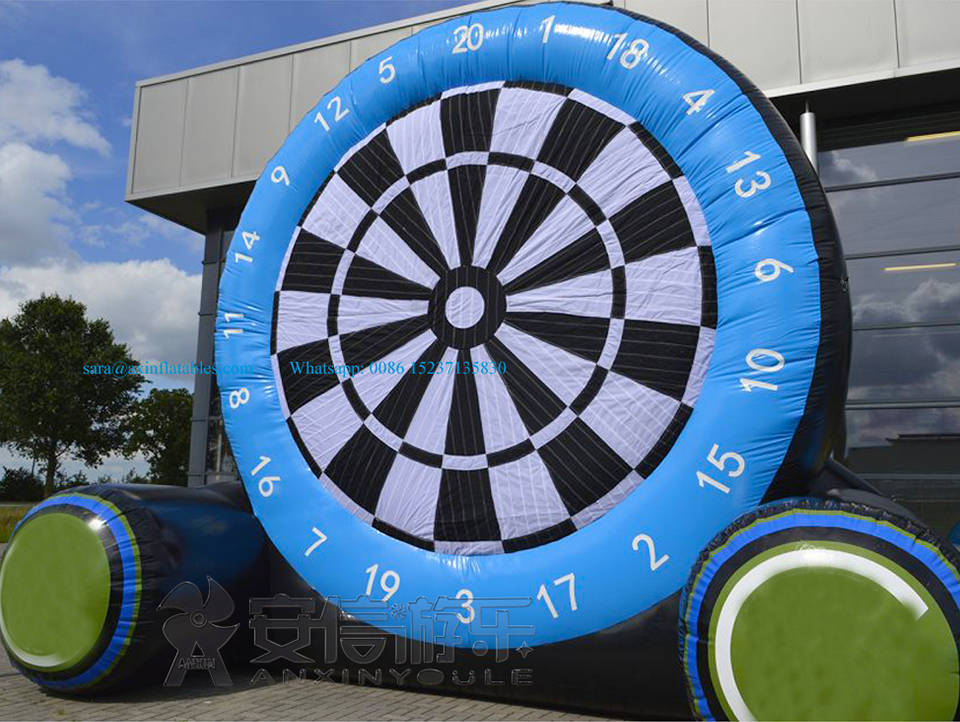 Inflatable soccer dart board game for sale