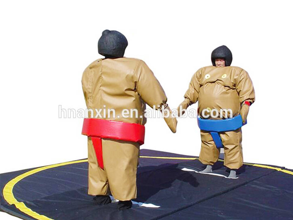 Hot sale inflatable sumo suits with sumo mat