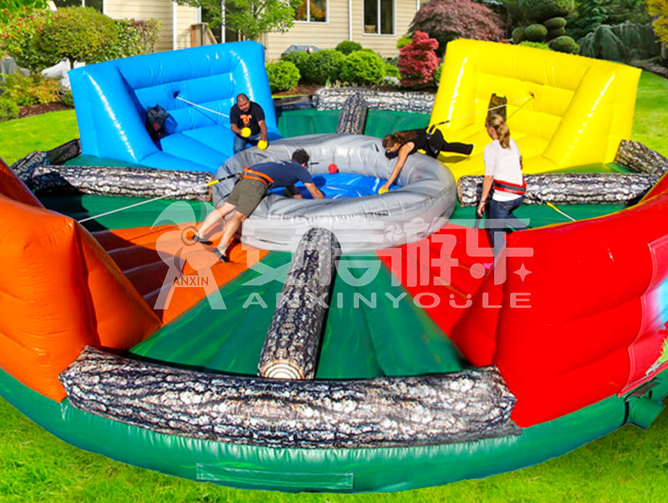 Inflatable hippo hungry game