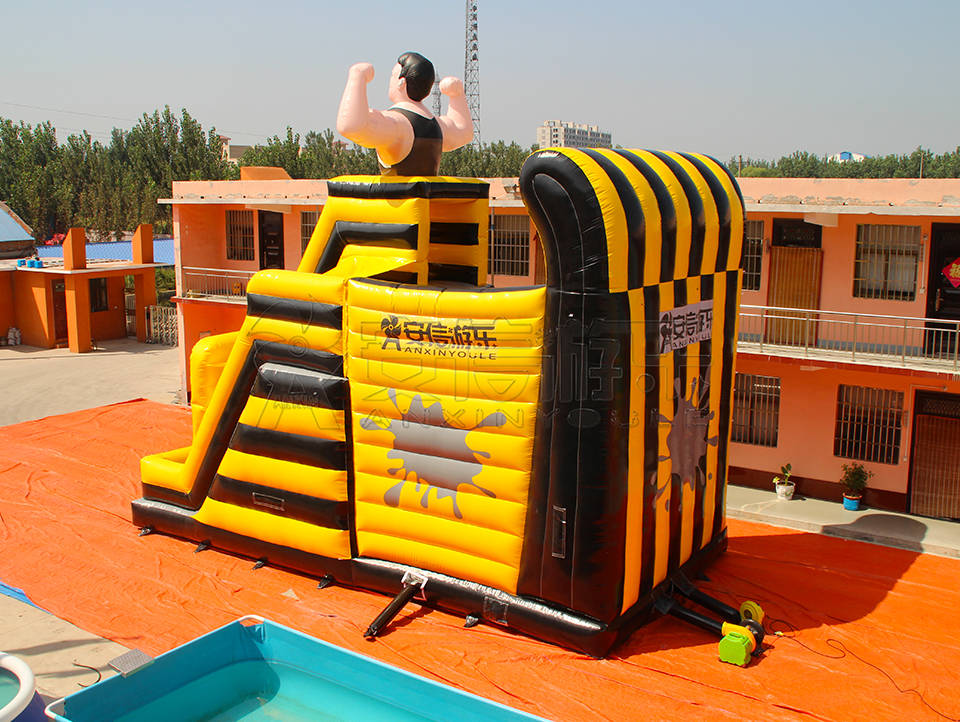 Inflatable crazy challenger jumping bouncer game
