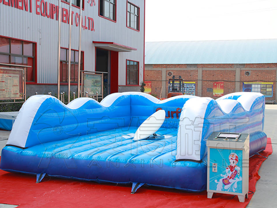 inflatable mechanical surf simulator