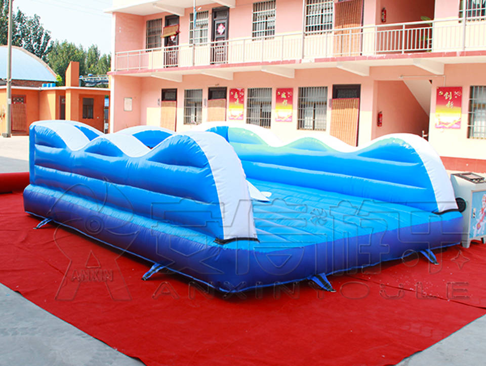 inflatable mechanical surf simulator