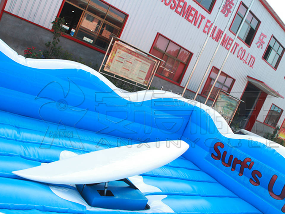 inflatable mechanical surf simulator