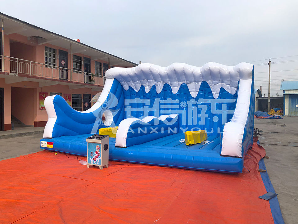 inflatable mechanical surf simulator