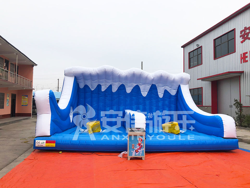 inflatable mechanical surf simulator