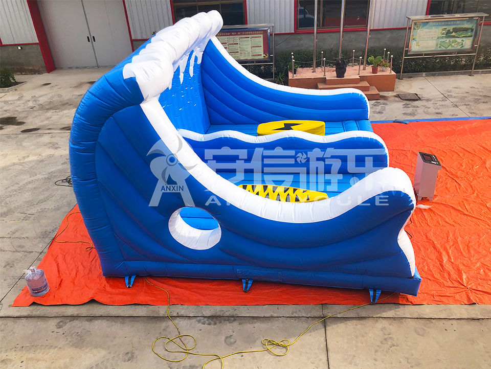 inflatable mechanical surf simulator