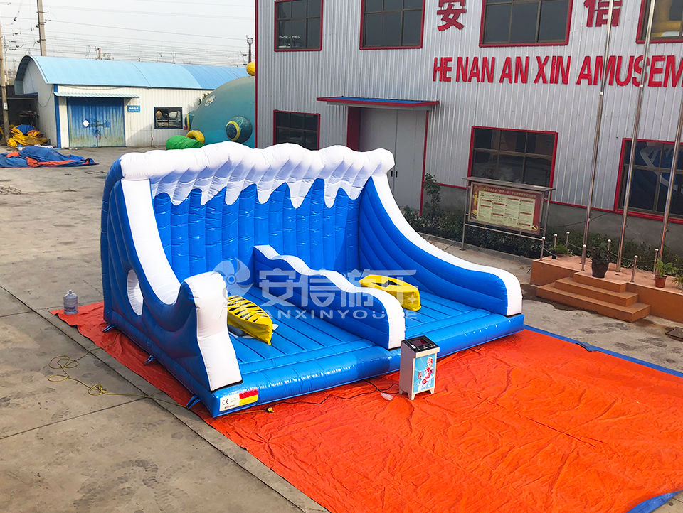 inflatable mechanical surf simulator