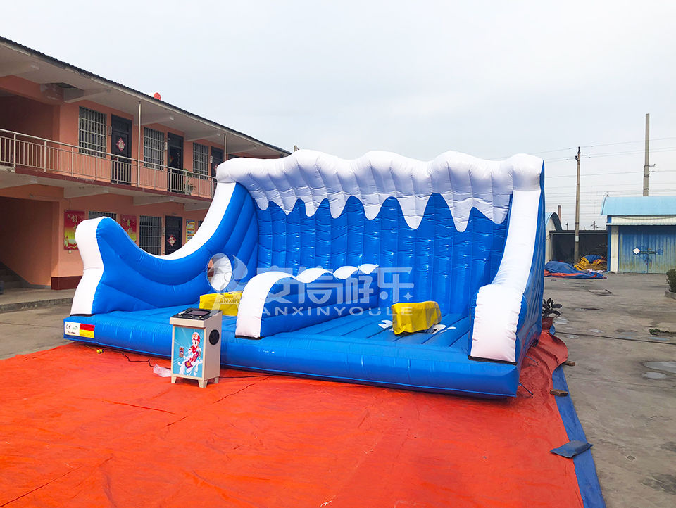 inflatable mechanical surf simulator