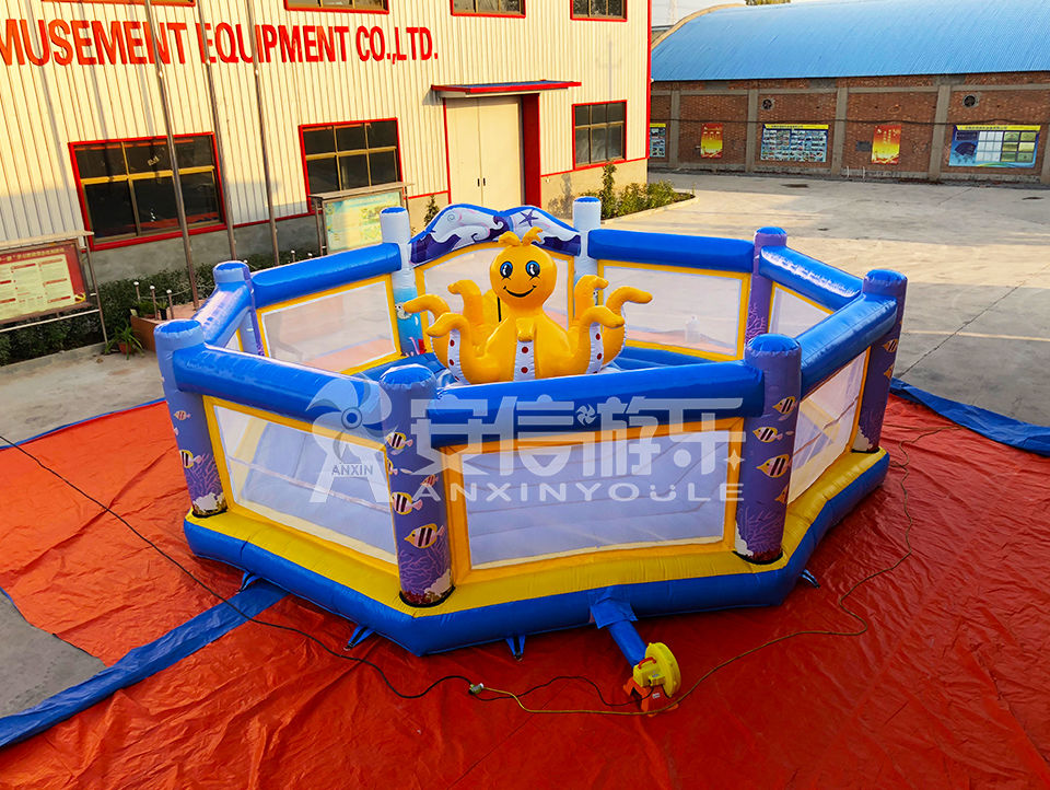 Customized Inflatable octopus mechanical bouncy castle