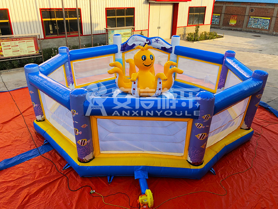 Customized Inflatable octopus mechanical bouncy castle