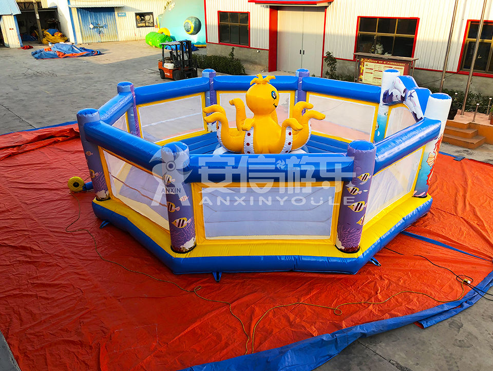 Customized Inflatable octopus mechanical bouncy castle