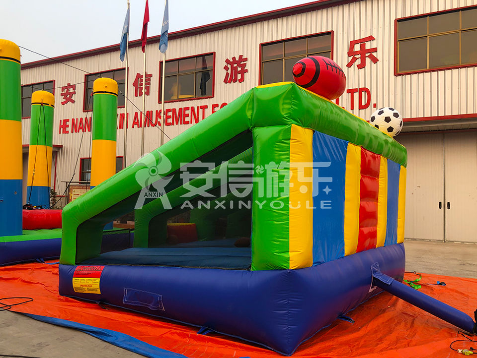 Customized inflatable 3 in 1 sport game area
