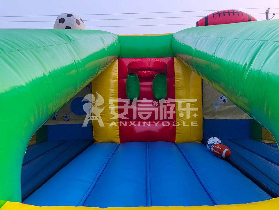Customized inflatable 3 in 1 sport game area