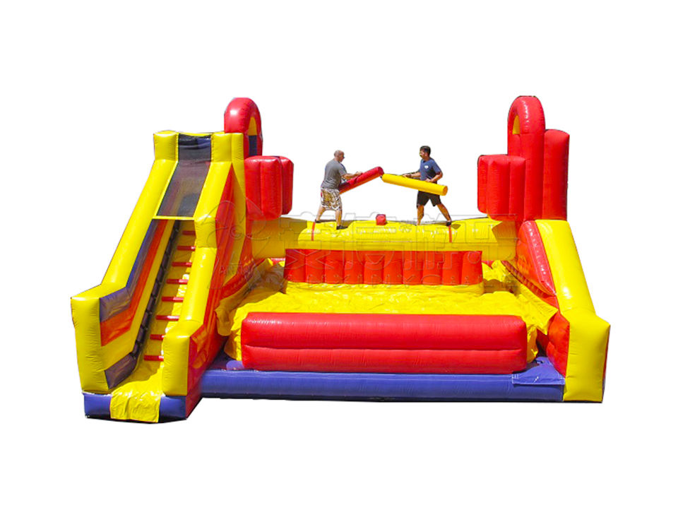 Customized inflatable battle zone inflatable jousting game arena