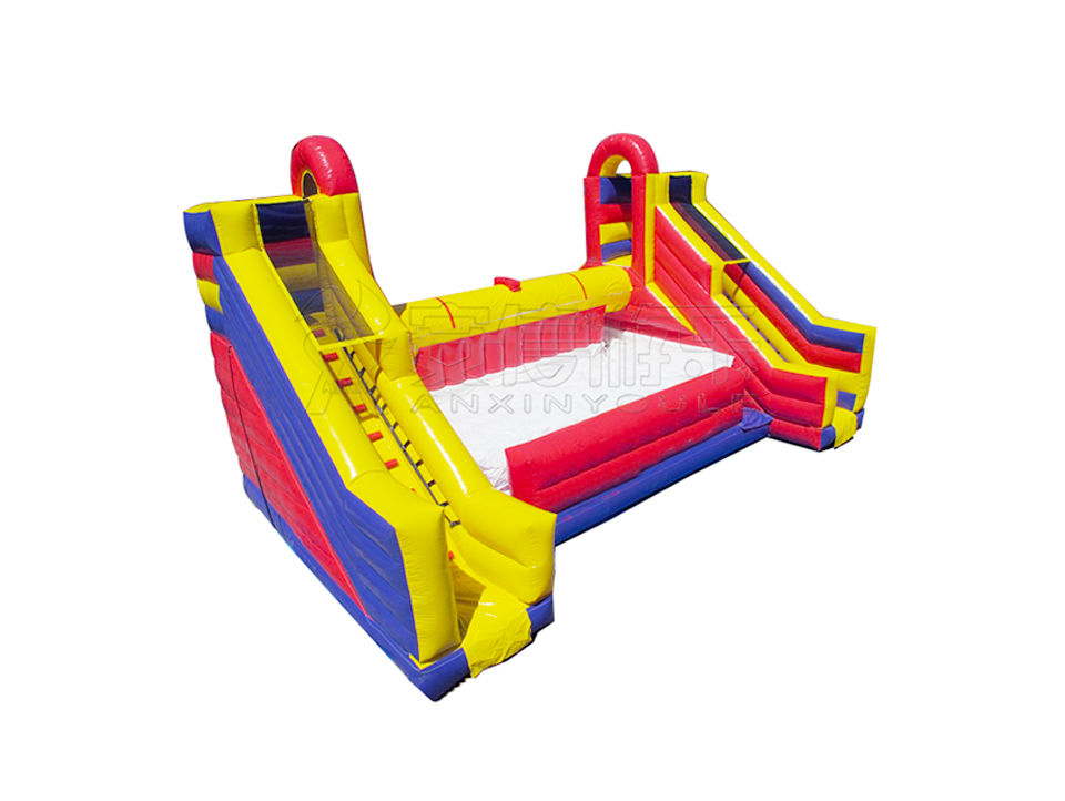 Customized inflatable battle zone inflatable jousting game arena