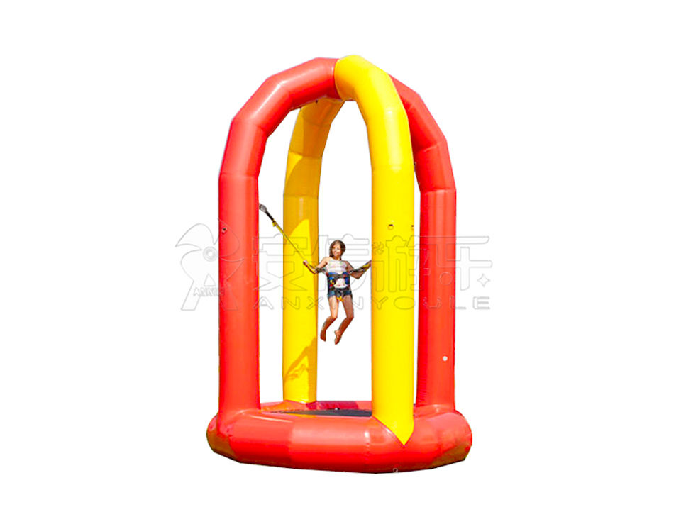 Customized inflatable bungee game