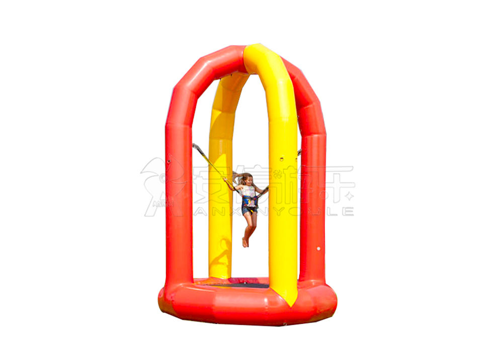 Customized inflatable bungee game