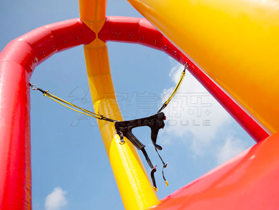 Customized inflatable bungee game