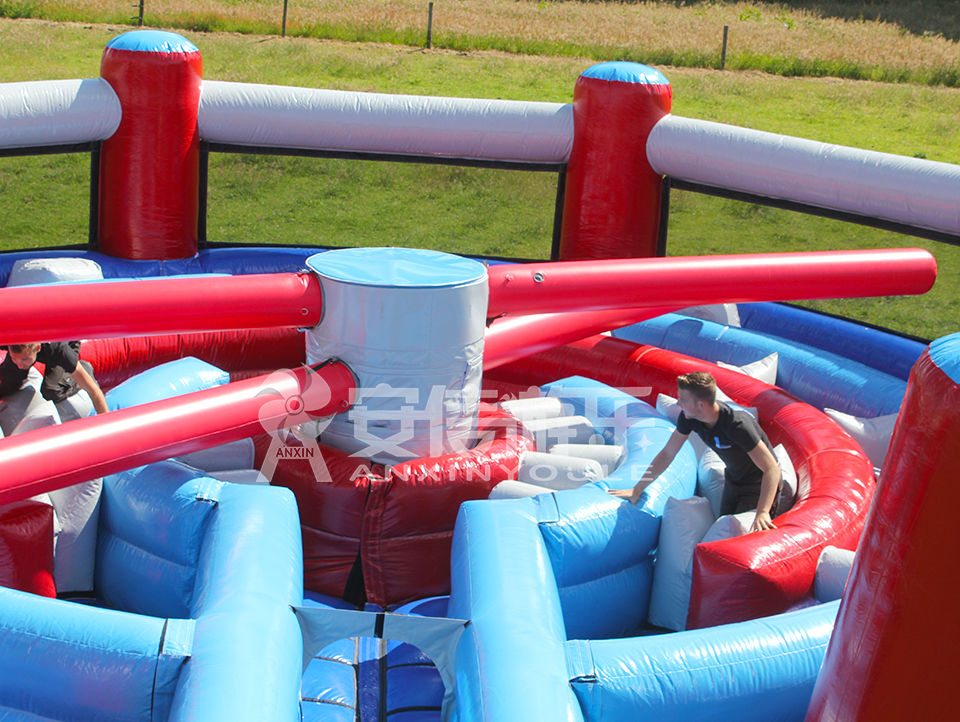 inflatable stormbaan obstacle course game