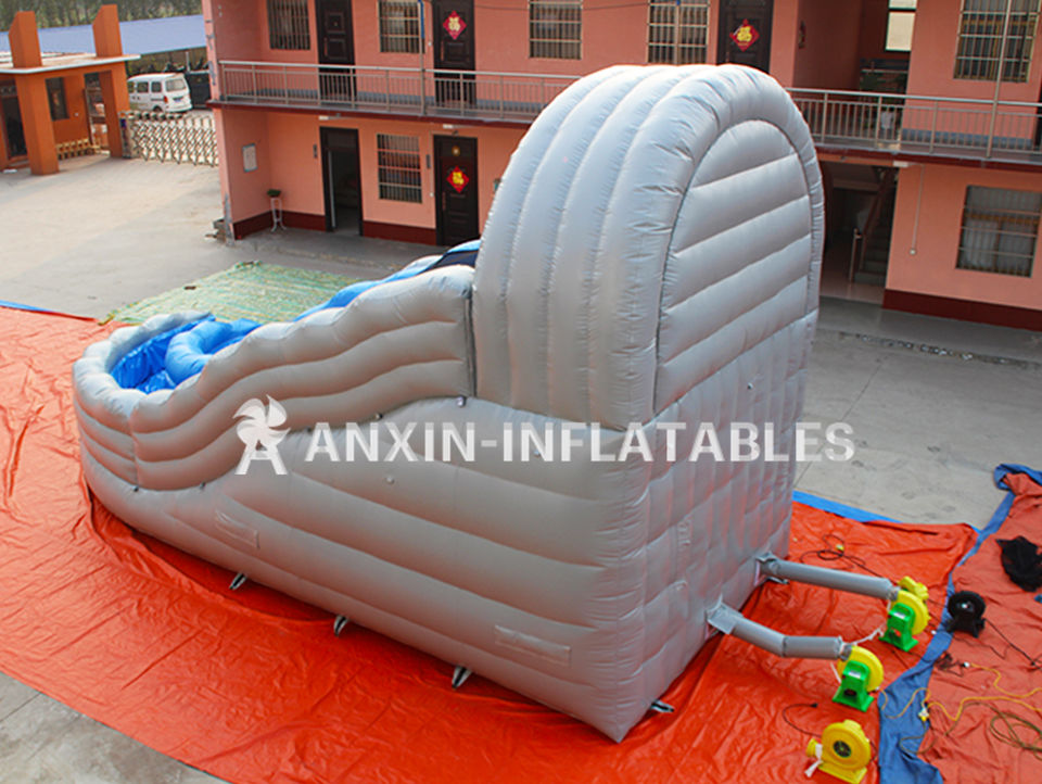 Giant inflatable water slide